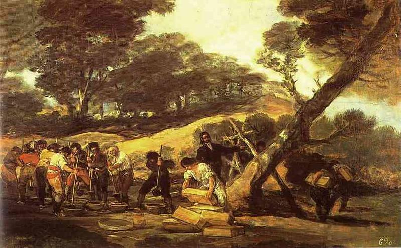 Francisco Jose de Goya Powder Factory in the Sierra.